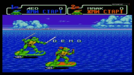 Коллекционный сборник 2 в 1 Черепашки Ниндзя (Ninja Turtles) (16BC-006) Русская Версия (16 bit) 