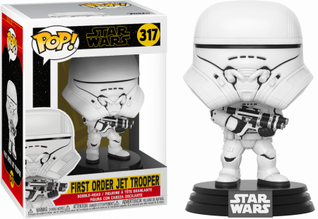  Funko POP! Bobble:    9 (Star Wars Ep 9):     (First Order Jet Trooper) (39899) 9,5 