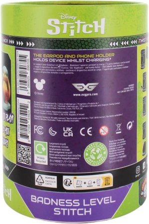  Фигурка подставка для геймпада/телефона Cable Guys Holdems: Стич Уровень Ужасности (Badness Level Stitch) Дисней Стич (Disney Stitch) (896705) 10 см 