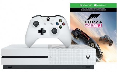   Microsoft Xbox One S 1Tb Rus  + Forza Horizon 3 