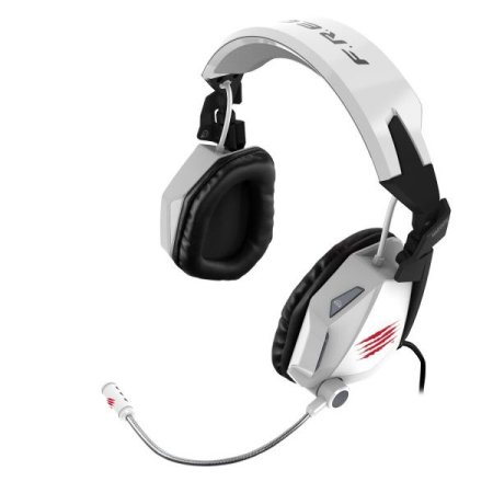 Гарнитура проводная Mad Catz F.R.E.Q. TE Stereo Gaming Headset Белая PC/Wii U/PS Vita/3DS 