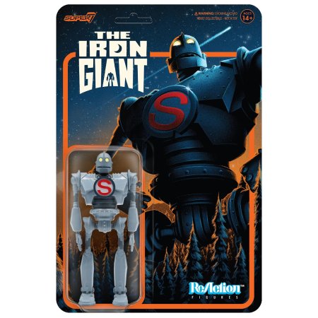 Подвижная фигурка Super7 ReAction figures: Стальной гигант Супер (Iron Giant Super) (IRGIW01-SMG-01) 9,5 см