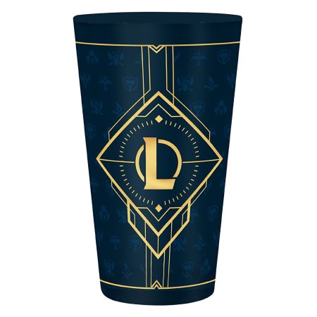  Набор подарочный ABYStyle: Бокал + Значок + Записная книжка Хекстек лого (Hextech logo) Лига Легенд (League Of Legends) (ABYPCK215)