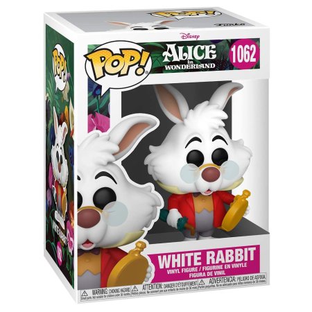 фигурки Фигурка Funko POP! Disney: Белый кролик с часами (White Rabbit with Watch) Алиса в стране чудес 70 лет (Alice in Wonderland 70th) ((1062) 55739) 9,5 см