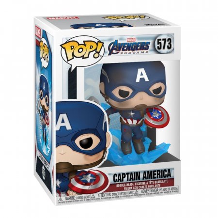  Funko POP! Bobble:        (Captain America with Broken Shield And Mjolnir) :  (Avengers: Endgame) (45137) 9,5 