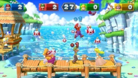 Mario Party 10 Русская Версия + Amiibo: Интерактивная фигурка Mario (Wii U)