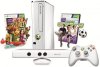 Игровая приставка Microsoft Xbox 360 Slim White 4Gb + Kinect Сенсор движений (Белого цвета) + Сборник Kinect Adventures 5 игр + Игра Kinect Sports + 3