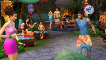 Игра The Sims 4 + Дополнение The Sims 4: Жизнь на острове (Island Living) (PS4) Playstation 4
