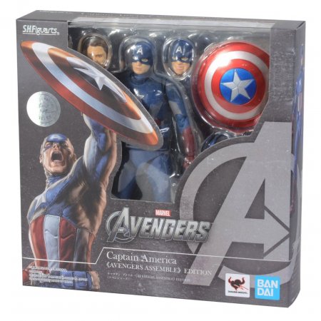  Bandai Tamashii Nations S.H.Figuarts:   (Captain America Avengers Assemble Edition)  (Avengers) (612847) 15  
