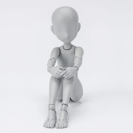 Фигурка Bandai Tamashii Nations S.H.Figuarts: Тело Чан с множеством точек артикуляции Вер. Серый (Body Chan Edition Dx Set (Gray Color Ver.)) Кен Сугимори (Ken Sugimori) (621030) 13 см 