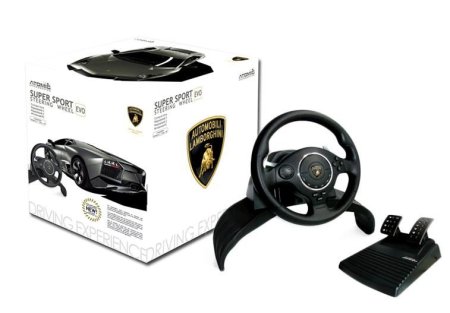 Руль Atomic Super Sport Steering Wheel Evo + переходник PS2 to Xbox 360 (Xbox 360) 