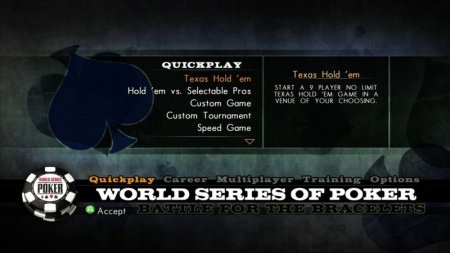 World Series of Poker 2008: Battle for the Bracelets (Xbox 360)