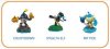 Skylanders Imaginators. Набор из 3 фигурок №3 (Countdown/Stealth Elf/Rip Tide) 