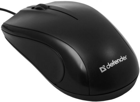 Мышь DEFENDER Optimum MB-150, чёрная, PS/2 (PC) 