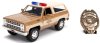 Модель машинки Jada Toys: Шеви К5 Блейзер 1980 года со Значком (1980 Chevy K5 Blazer with Badge) Очень странные дела (Stranger Things) (31111) 1:24