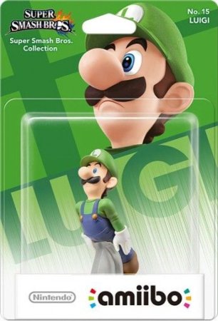 Amiibo: Интерактивная фигурка Луиджи (Luigi) (Super Smash Bros. Collection)
