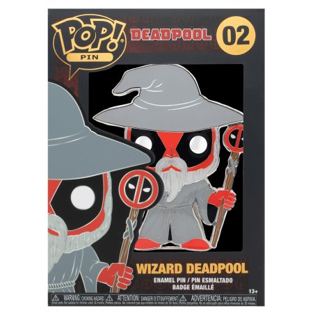  Значок Funko POP! Pin: Волшебник Дэдпул (Deadpool Wizard) Дэдпул (Deadpool) (MVPP0015) 10 см