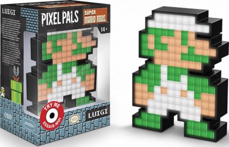  PDP Pixel Pals:   (Super Mario Bros.)  (Luigi) 16 