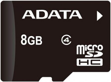 MicroSD   8GB A-DATA Class 4   SD (PC) 