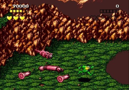 Коллекционный сборник 2 в 1 Боевые жабы (Battletoads) (16BC-010) Русская Версия (16 bit) 