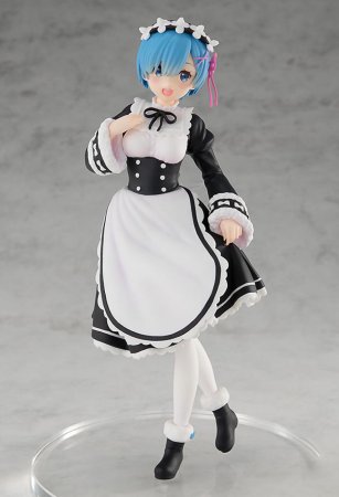 Фигурка Good Smile Company Pop Up Parade: Рем (Rem) Ре Зеро – жизнь с нуля в другом мире Снеговой Сезон (Re: Zero Ice Season) (4580416945363) 17 см 