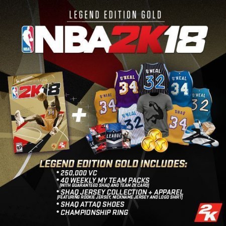  NBA 2K18 Legend Edition Gold (PS4) Playstation 4