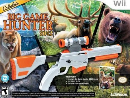   Cabela's Big Game Hunter 2012 +  Top Shot Elite (Wii/WiiU)  Nintendo Wii 