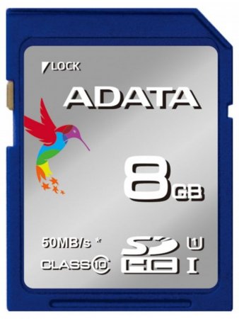 SDHC   8GB A-Data Class 10 UHS-I (PC) 