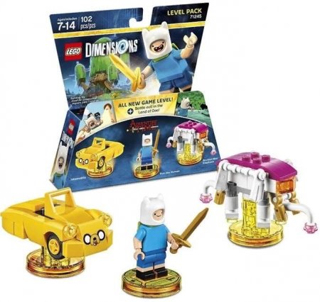 LEGO Dimensions Level Pack Adventure Time (Jakemobile, Finn The Human, Ancient War Elephant) 
