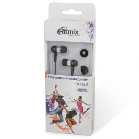 Наушники RITMIX RH-133 черные (PC) 