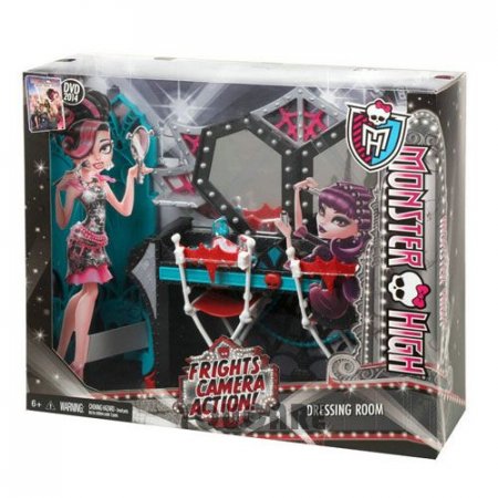   , , !  Monster High Frights, Camera, Action! Dressing Room Playset 