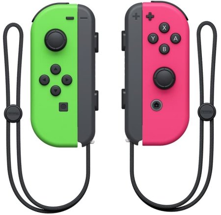 Набор из 2-х контроллеров Joy-Con Неоновый зеленый/Неоновый розовый Оригинал (Switch) HK