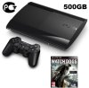Игровая приставка Sony PlayStation 3 Super Slim (500 Gb) RUS Black (Чёрная) + Watch Dogs
