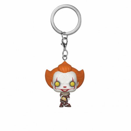   Funko Pocket POP! Keychain:     (Pennywise w/ Beaver Hat)   2 (IT Chapter 2) (40651-PDQ) 4 