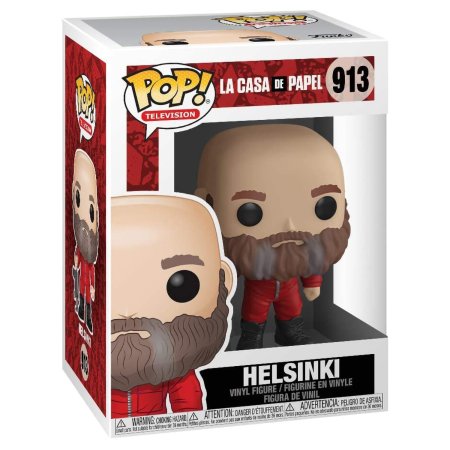 фигурки Фигурка Funko POP! TV: Хельсинки (Helsinki) Бумажный дом (Ла Каса Де Папель) (Money Heist (La Casa De Papel)) ((913) 44194) 9,5 см
