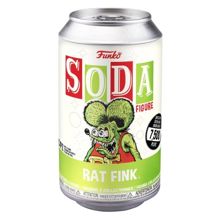 фигурки Фигурка Funko Vinyl SODA: Рэт Финк (Rat Fink) Рэт Финк (Rat Fink) (58312) 9,5 см