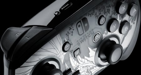 Геймпад беспроводной Nintendo Switch Pro Controller (Monster Hunter Rise: Sunbreak Edition) (Switch)
