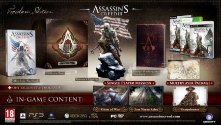 Assassin's Creed 3 (III) Freedom Edition ( )   (Xbox 360/Xbox One)