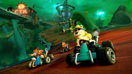 Игра Crash Team Racing: Nitro-Fueled - Nitros Oxide + Pin Bundle Edition (PS4) Playstation 4