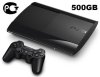 Игровая приставка Sony PlayStation 3 Super Slim (500 Gb) Rus Black (чёрная) витринный образец