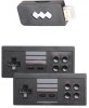 Игровая приставка 8 bit EMX-41 (568 в 1) + 568 встроенных игр + 2 беспроводных геймпада (Черная)