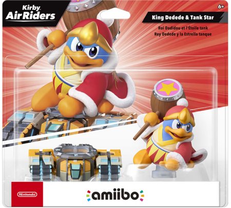 Amiibo: Комплект фигурок: Король Дидиди и Танковая Звезда (King Dedede and Tank Star) (Kirby: Air Riders Collection)