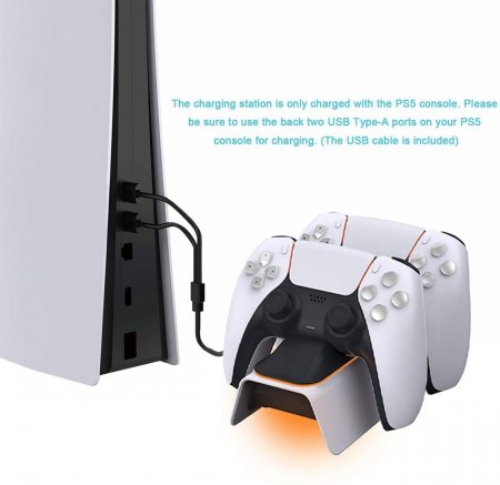    2-x  Playstation DualSense +  DOBE (TP5-0521B) (PS5)