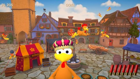 Игра Crazy Chicken (Сумасшедшие цыплята) Xtreme Русская Версия (PS4) Playstation 4