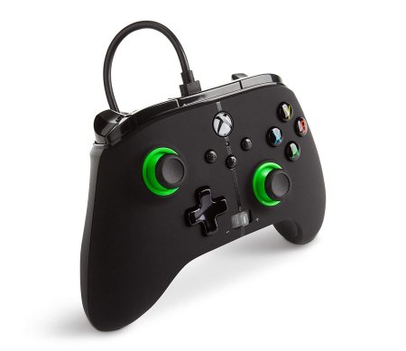 Геймпад проводной PowerA Enhanced Wired Controller for Xbox Series X/S (1518818-02) Black (Черный) Оригинал (Xbox One/Series X/S/PC) 