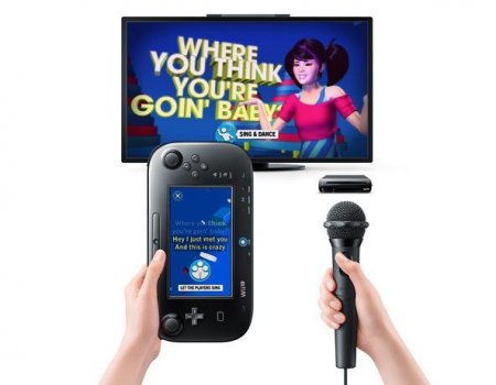   Sing Party + Wired Microphone ( )   (Wii U)  Nintendo Wii U 