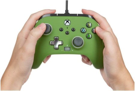 Геймпад проводной PowerA Enhanced Wired Controller for Xbox Series X/S (1516982-01) Soldier (Солдат) Оригинал (Xbox One/Series X/S/PC) 