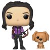 Фигурка Funko POP! TV: Кейт Бишоп c Лаки Собака-Пицца (Kate Bishop with Lucky the Pizza Dog) Марвел: Соколиный глаз (Marvel Hawkeye) (59481) 9,5 см