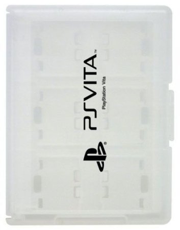 Кейс для 24 катриджей и карт памяти (Game Case) Белый (PS Vita)