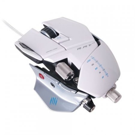   Mad Catz R.A.T.7 Gaming Mouse (White) (PC) 